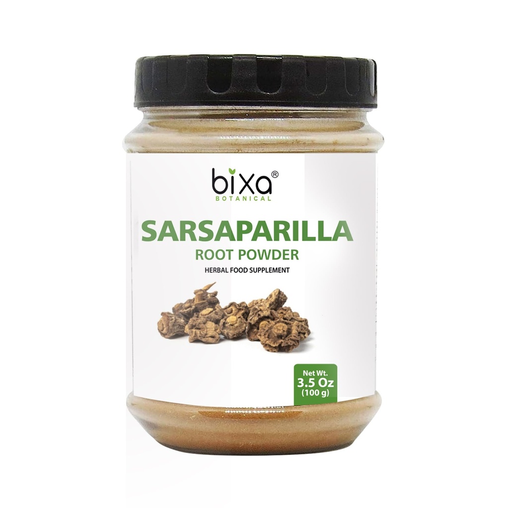 bxa BOTANICAL SARSAPARilla 根粉(HEMIDESMUS INDICUS) - 100g(3.5 OZ)包 1|天然血液净化剂和冷却剂 |抗氧化剂草药补充剂