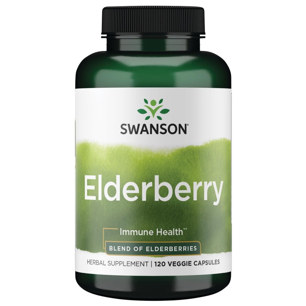Swanson 长老莓 575 毫克 120 Veg Capsules