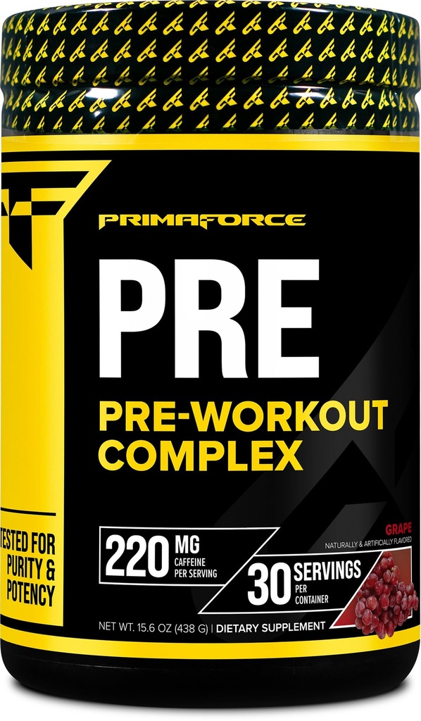 Primaforce 工作前复合粉(葡萄,30种服务) - 健身补充剂,438g