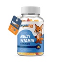 儿童多维特敏类(Multivitamin Gummys) - 非GMO, Gluten-Free, Vegan 多维特敏类(V/Vitamines C), B3, B5, B6, B12, Zinc 100 Counter, 1 Pack – 水果托德勒 少年儿童与成年人的Gumtimins