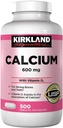 Kirkland 签名钙, 600 mg+D3, 500-Count 片