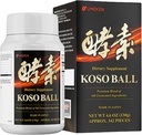 Koso Ball 注入纯160发酵物、支持胃和肠道健康、免疫健康、日本全面健康与平衡营养补充剂、小342块、包1