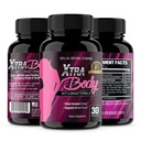 XtraBody Butt增强和乳房扩张补充剂 - 雌激素增强剂 - 增加Butt和乳房尺寸,减少月经症状,并提供能量的外助(1瓶=30卡普尔)