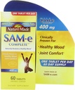 Nature Made SAM-e Complete 400 mg. 平板电脑(帮助支持健康的Mood & Joint Comfort) 价值大小 60 cm