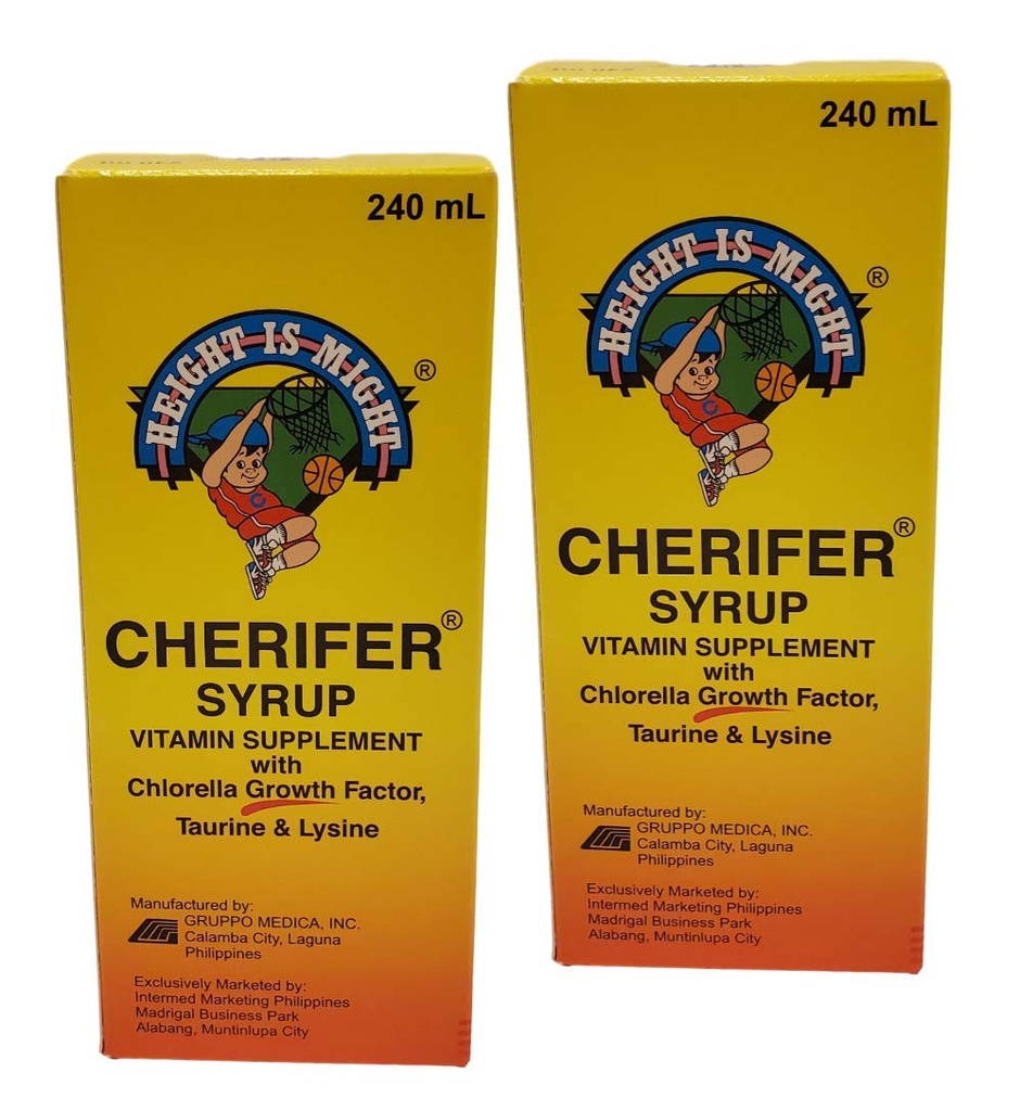 2 Cherifer Syrup 氯菌生长因子、陶林和赖氨酸 240毫升
