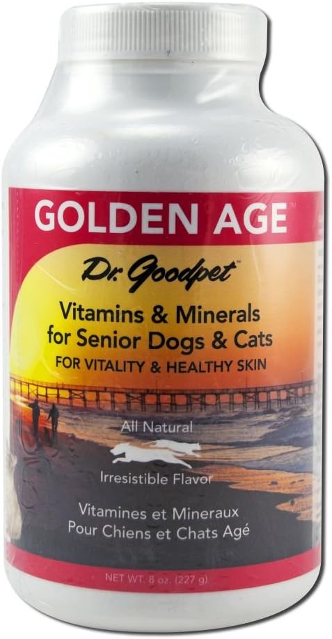 Goodpet Golden Age博士 成人狗和猫的自然能力多维生素/矿泉粉