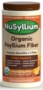 Nusyllium Psyllium Husk Powder, USDA Official, 30.5 Oz, 含有棕糖的饮食纤维补充剂, 有助于消化健康* 天然橙, 72种服务