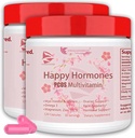 PCOS Multivitamin,2024 Multivitamin,Hormone 平衡用于妇女-循环支助的补编-Menopause和Mood支助的补编 PMS 支助妇女(240 Capsules (Pack of 2))