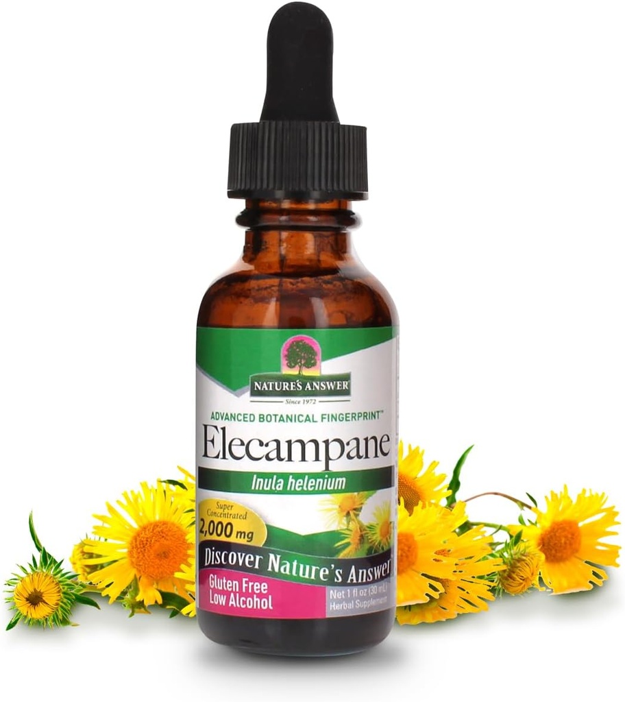 自然之答 Elecampane 根与有机酒精,1-Fluid Ounce