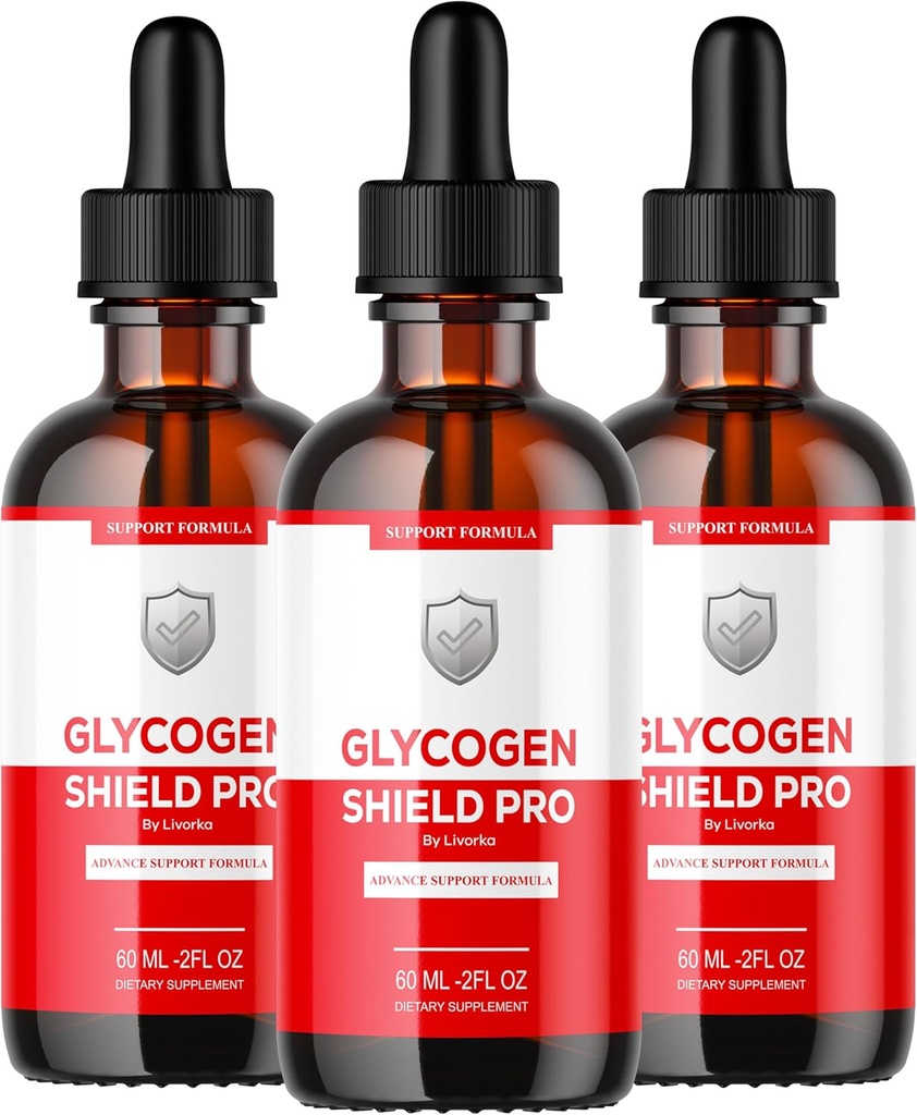 (3 Pack) Glycogen 盾牌Pro - Glycogen 盾牌Pro Drops, GlycogenShield Pro Drops, GlycogenShield Pro Pro 支持, Glycogen 盾牌Pro 支持, Glycogen 盾牌Pro 补充, 3瓶90天