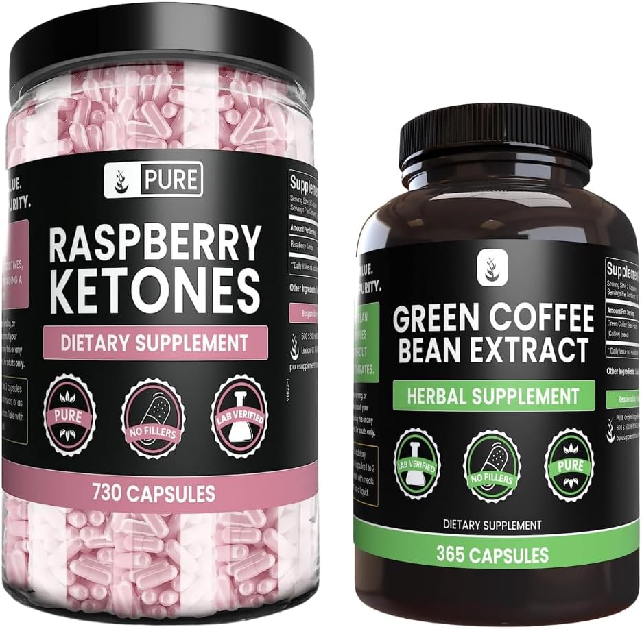 Raspberry Ketone 和绿色咖啡豆提取箱,大小各异,没有填充器,实验室验证