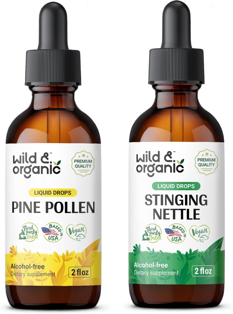 野生和有机松 Pollen Tincture 2 fl oz & Stinging Nettle Root Tincture 2 fl oz (原始内容存档于2018-09-21).