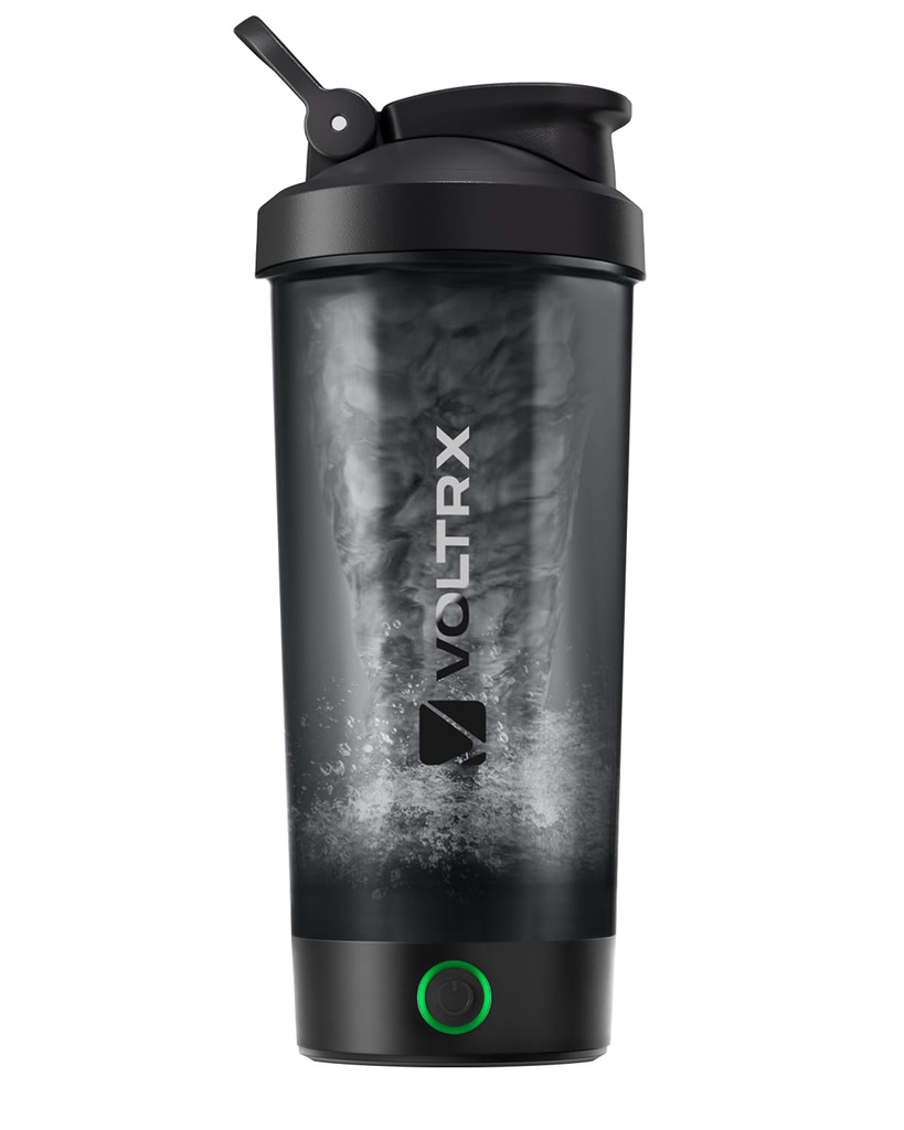 VOLTRX 蛋白质摇摆瓶 合并 USB C 可充电电的蛋白质摇摆混合器 摇摆杯 蛋白质摇摆和换食摇摆, BPA Free, 24oz