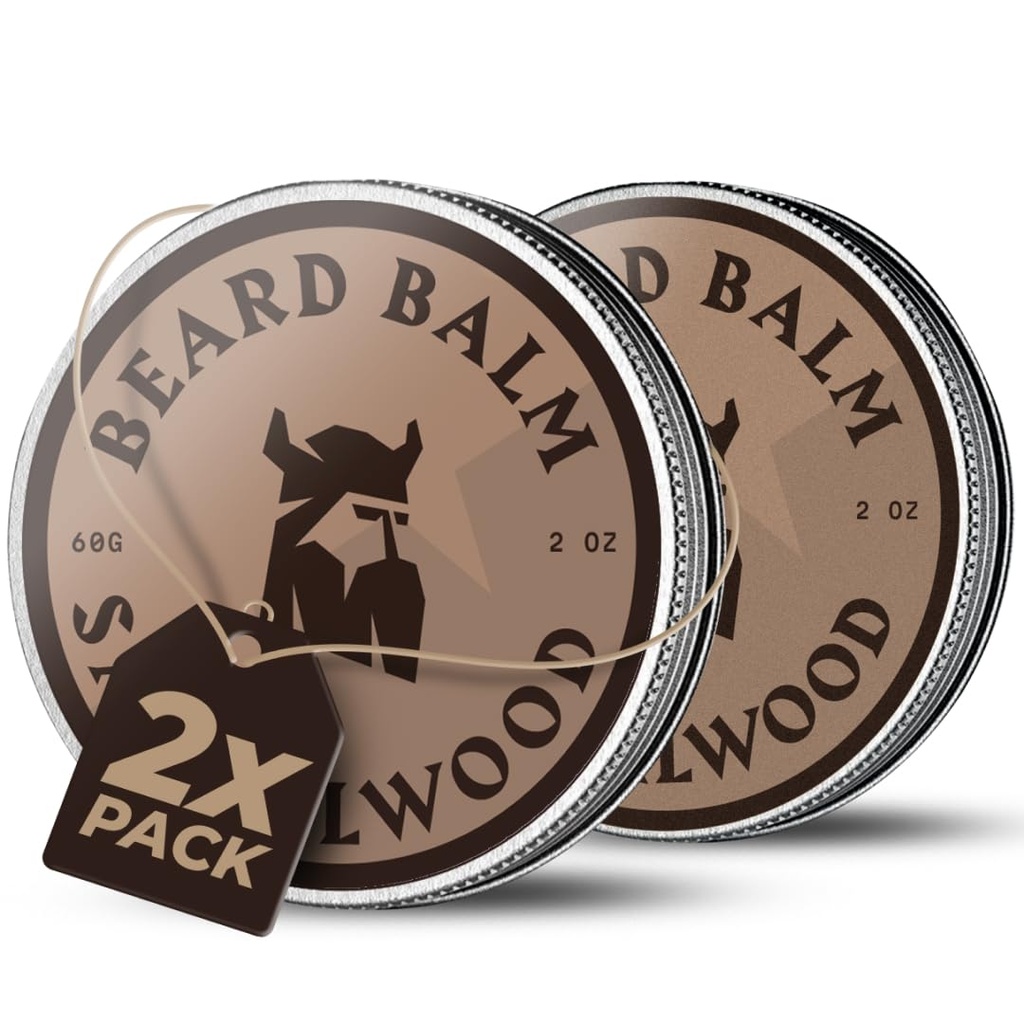 (原始内容存档于2018-10-05). Striking Viking Beard Balm for Men - Leave in Beard Contitioner - Styling Balm Made with Natural Deleved Beard Butter, Argan & Jojoba Oils (4 Ounce (Pack of 2), Sandalwood) (英语).