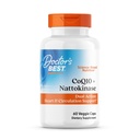 医生最佳CoQ10 100 mg + Nattokinase 2000FU, 支持心脏和循环支持, 非GMO, Gluten Free, Vegan, 60 Vegie Caps