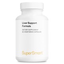 Supersmart - liver支持公式(高级公式) - 与Silymarin Milk Thetle,L-Methionine,L-Methionine,Lutd Glutathione,Picrorhiza Kurroa,Artchoke QQ N-GMO & Gluten Free - 90 蔬菜卡普尔斯