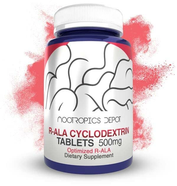 诺特罗普斯 Depot R-ALA Cyclodexrin 复杂板块 | 500 mg | 优化 R-Alpha Lipoic Acid | 30 Counters