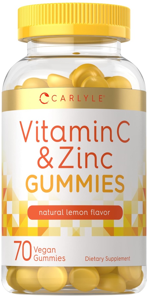 卡莱尔维他命C和辛克·古米斯 70 莱蒙·弗拉弗尔 维冈,Non-GMO和Gluten Free Supplement