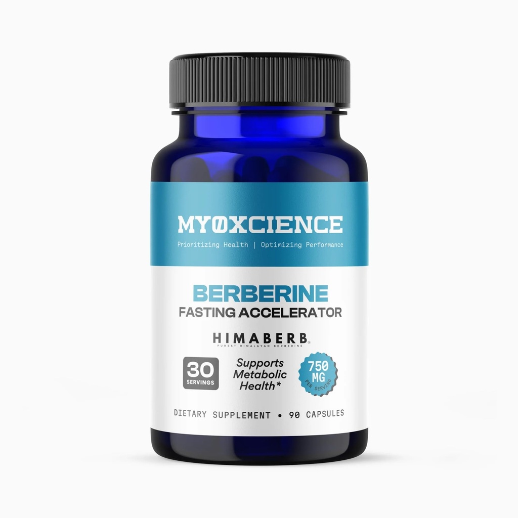 MYOXCIENCE Berberine 快速加速器 | Himaberb Berberine HCL 配有ALA(阿尔法利波酸)和Biotin(90卡普尔)