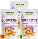 奎西丁与布洛梅兰·古米(英语:Bromelain Gummys) - 维生素C + 锌+ 维生素D3 - 奎西丁500mg 古米(3包) 儿童与成年人的奎西丁.