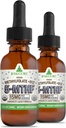 RawGuru L-Methylfolate 15 mg + 维生素 B12 - 有机 Vegan 甲基化 B12 配有 Trace Minerals - Nano-Processed & 增强液态 - 300 services Vegan Dropps 每30毫升,包装2