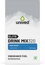 Unive Elite drink Mix 320 QQ 高卡路里能量饮料 2:1 比例 & 80g 碳水化合物 配有 1705mg 基本电解质 QQ 耐力运动饮料 裸体 6 Pack
