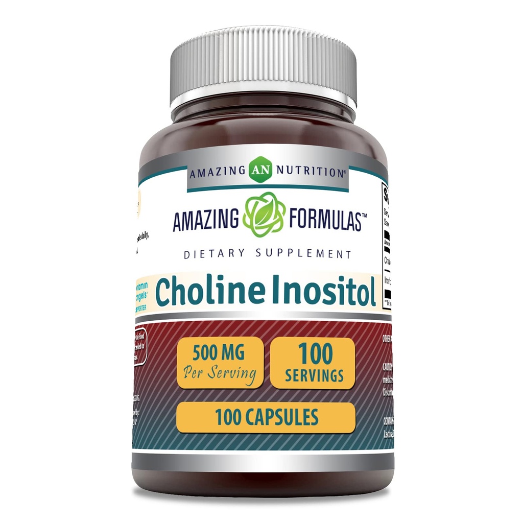 (原始内容存档于2017-09-21). Excelligence Formulals Choline & Inositol 500 Mg Supplements QQ Capsules XN-GMO XGluten-Free QQ 在美国制造 (1 Pack XX100 Count).