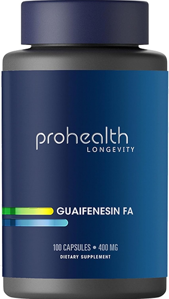 ProHealth Guaifenesin FA(100卡普勒,400毫克)