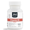 365 由全食品市场,维生素B1 100mg,Vegan,100平板