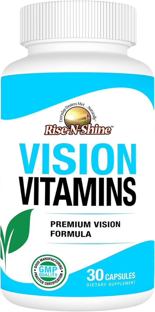 与Lutein、Vitamin A、Taurine、Zinc、Turmeric Root和更多支持Vitamins 的视觉维生素公式