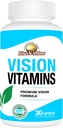 与Lutein、Vitamin A、Taurine、Zinc、Turmeric Root和更多支持Vitamins 的视觉维生素公式