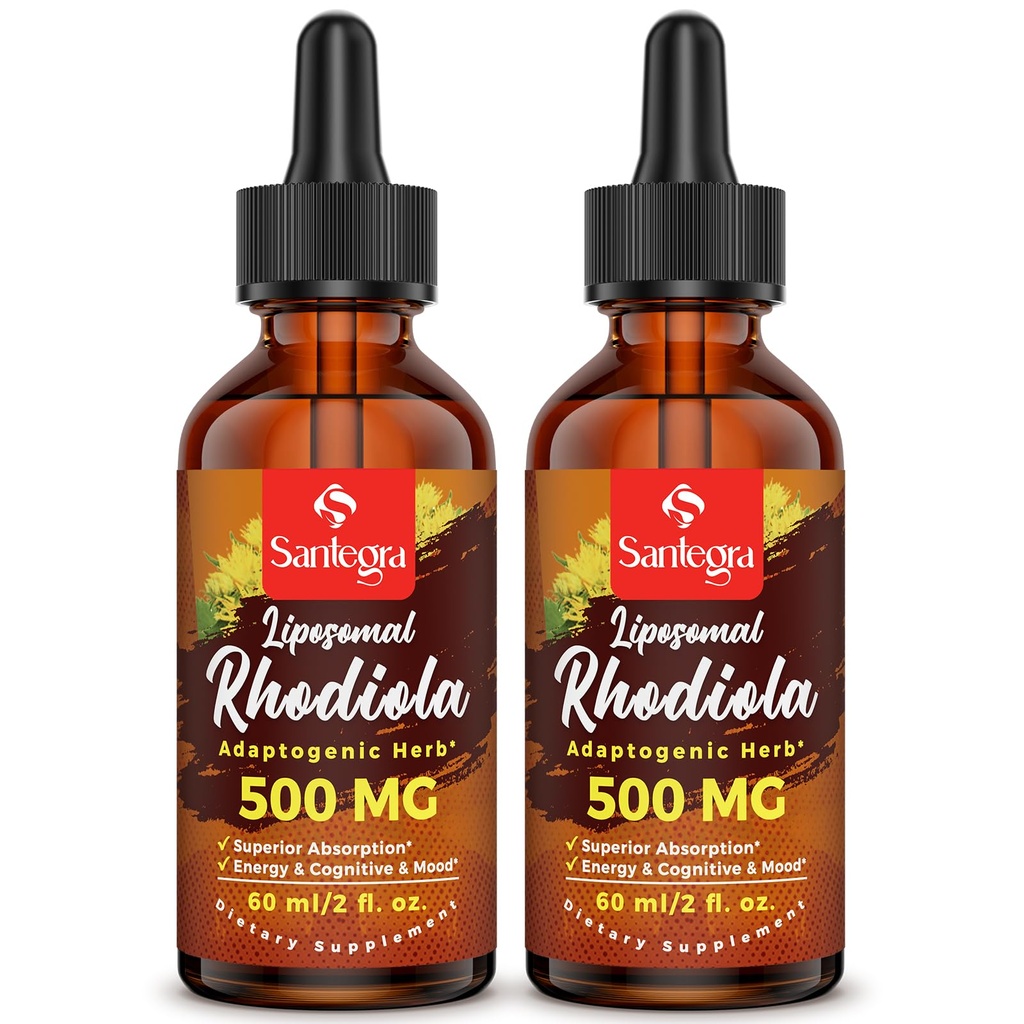 57 000 MG Liposomal Active Rhodiola Rosea 补编、Rhodiola 根提取剂、高吸附液、Rhodiola Rosea 根提取剂、能量、压力、Mood、Vegan、120毫升