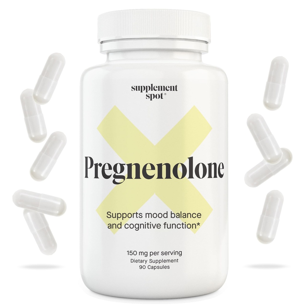 Pregnenolone 150 Mg 能量补充剂-Pregnenolone 支持男女健康运动(90名服务员)