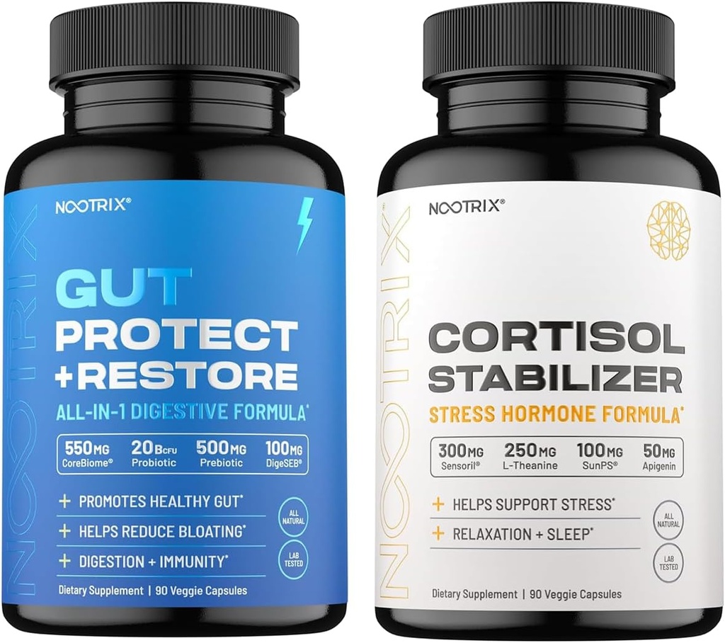 Nootrix Cortisol 稳定器和管理员 & Gut 健康支持