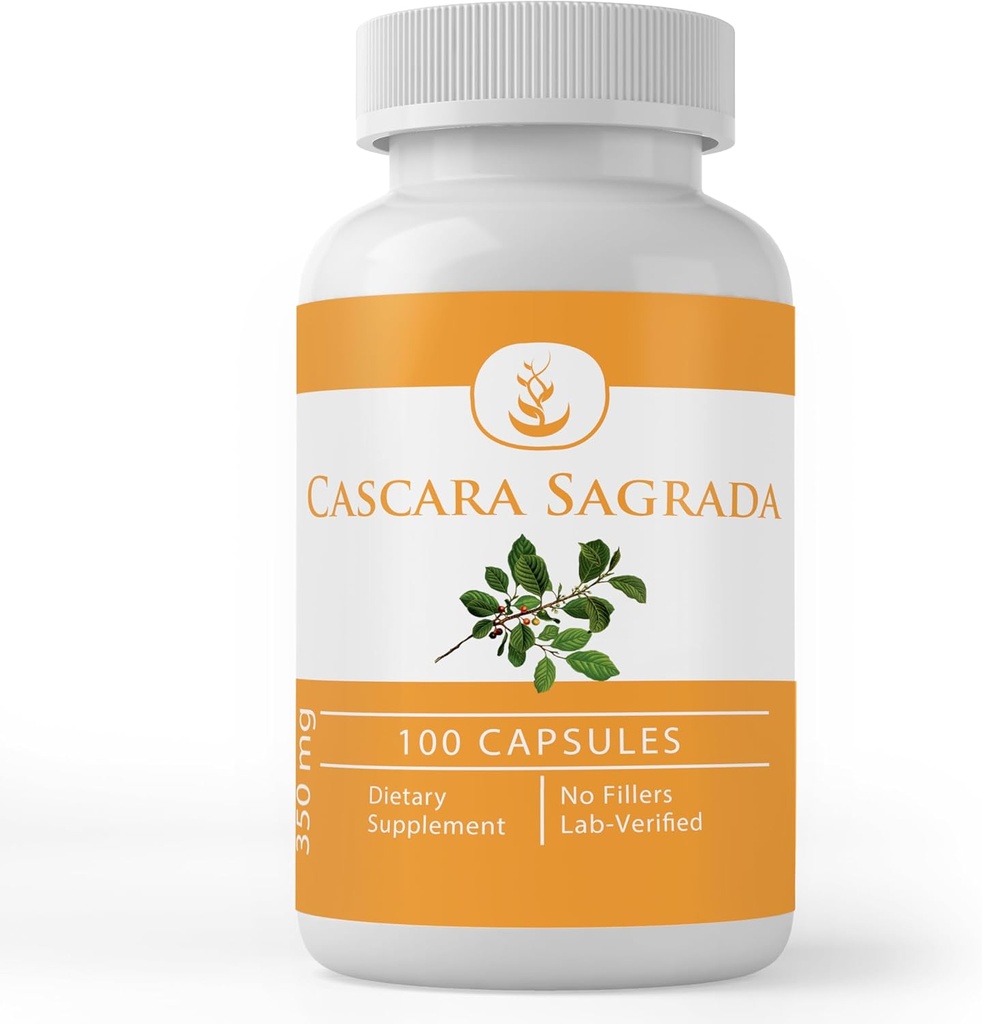 纯原始成份 Cascara Sagrada 提取器( 100 Capsules) 永远纯, 无填充器