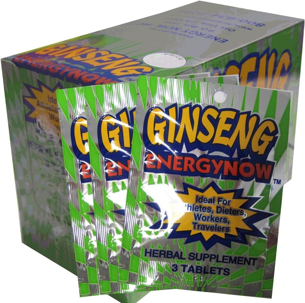 Ginseng Energy Now, 3 tab 套件, 24 计数( 一包)