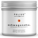 Ashwagandha 7.5% 草根能量支持补充500mg - 压力救济支持,自然泥质支持 - 全谱 Ashwagandha 根提取 - 120 Capsules