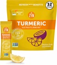 ZYN 电解液 饮用混合水解包, Passion Electrolytes Powder, 水解包 w/Turmeric Crucumin, 维生素C & D, 锌, 水解和回收电解包, 包装为 32