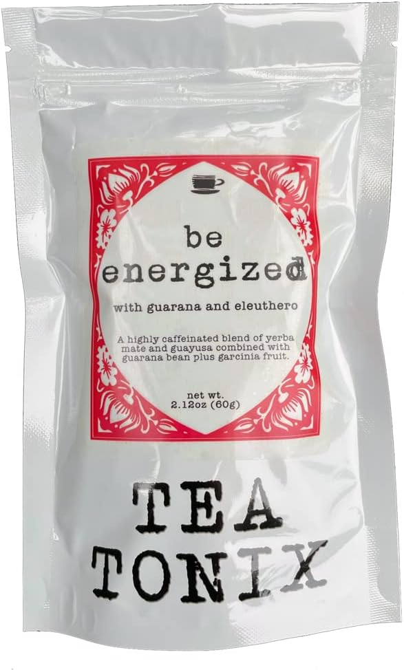 与瓜拉纳、埃莱乌特罗和加西尼亚60g(2.12oz)一起喝叶尔巴茶 -- -- 高水平的CAFFFINATED促进能源发展