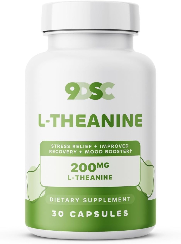 9DSC L-Theanine 补充200毫克 - 30卡普尔