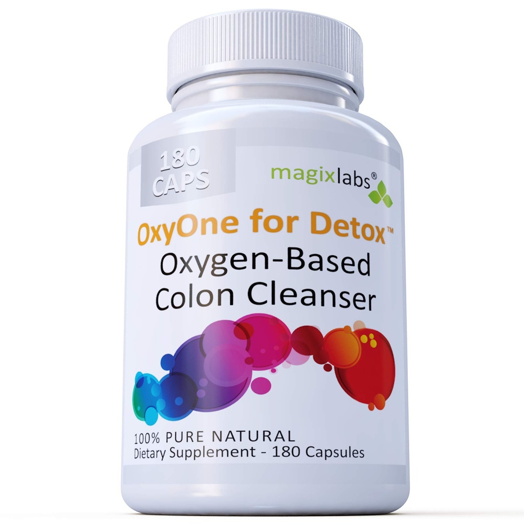 排毒One – 强力所有天然氧基Colon清洁剂(Oxy Magnesium Powder)用于清除+排毒-180盖