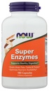 Now Super Enzymes, 与布罗姆兰, Ox Bile, Pancreatin 和 Papain, Super Enzymes, 180 Capsules 一起配制的超级酶