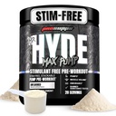 ProSupps Mr. Hyde Max Pump Pre Workout Powder - Stim-Free Preworkout Supports Blood Flow, Muscle Volume & Endurance - Caffeine-Free Nitric Oxide Gym & Fitness Supplements (Unflavored, 20 Servings)