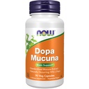 Now 补编,DOPA Mucuna, 标准化的 Mucuna 提取法,自然生成15%的L-Dopa, 90 Veg Capsules