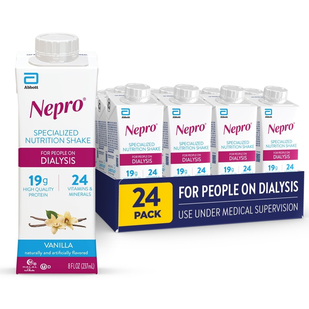 Nepro液体营养,自制香草,8-Ounce塑料瓶(24包)