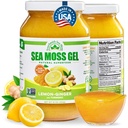 野生爱尔兰海 Moss Gel 在美国制造 富含维生素和矿物 海 Moss Gel Raw