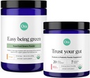 Ora 有机先生和亲生药粉和绿皮粉盒: 20亿 亲生药,苹果和Raspberry Flavor, 30 service & 20+ Superfood Greens Blend - Citrus Flavor, 30 service