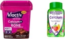 Viactiv Calcium Chews 60 Count & vitaculation Calcium Gummy Vitamins 100 Count - 骨和牙齿支持的钙补充