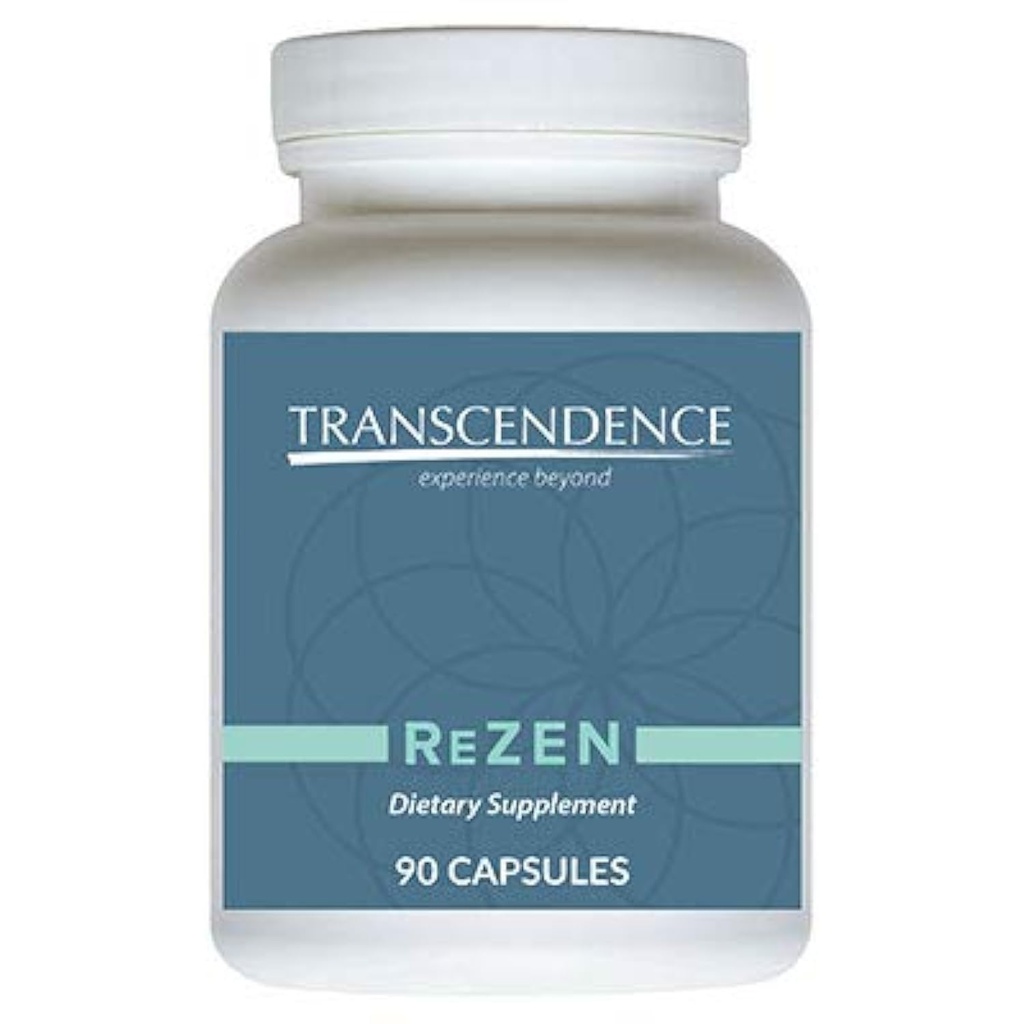 转录良好健康ReZEN酶混合增生剂,天然转录公式与维生素B6支持健康神经系统,90卡普尔