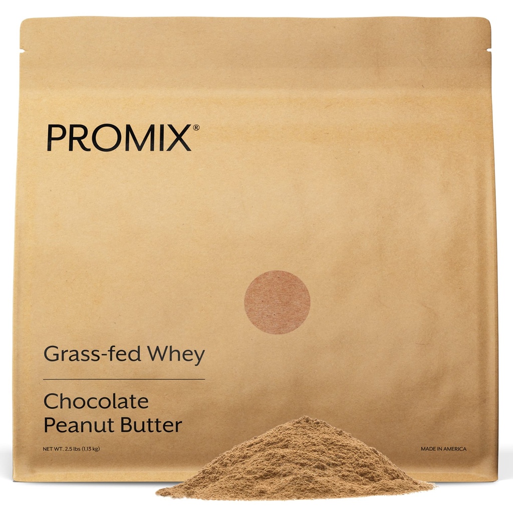 ProMix 营养 蛋白粉 巧克力花生酱 - 草料 - 健身和营养 摇摇摆 平滑 烧烤和烹饪 食谱 - 无糖 - 2.5 英镑(一包)